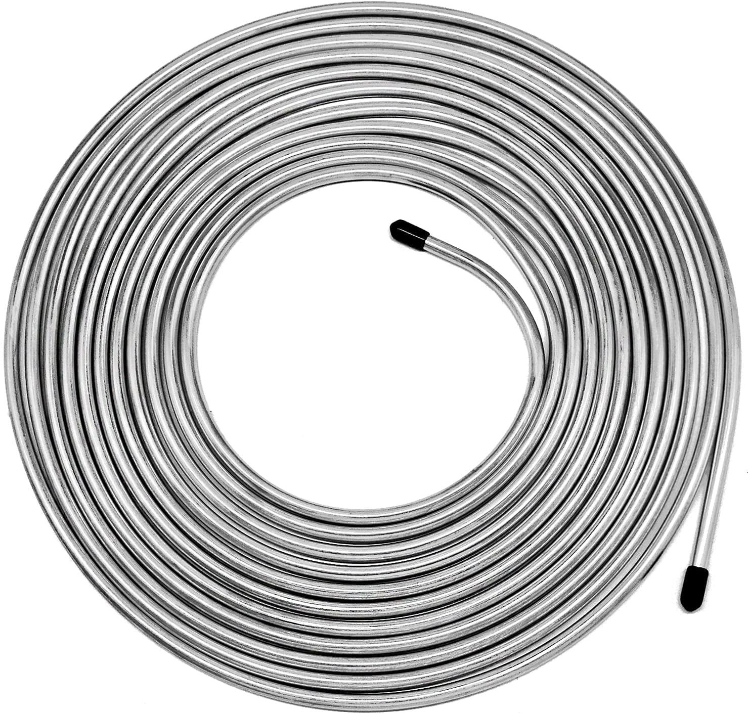3/16 Brake Line – 25 Ft Zinc Coated Professional Brake Tube(2026 New), Roll 25 F